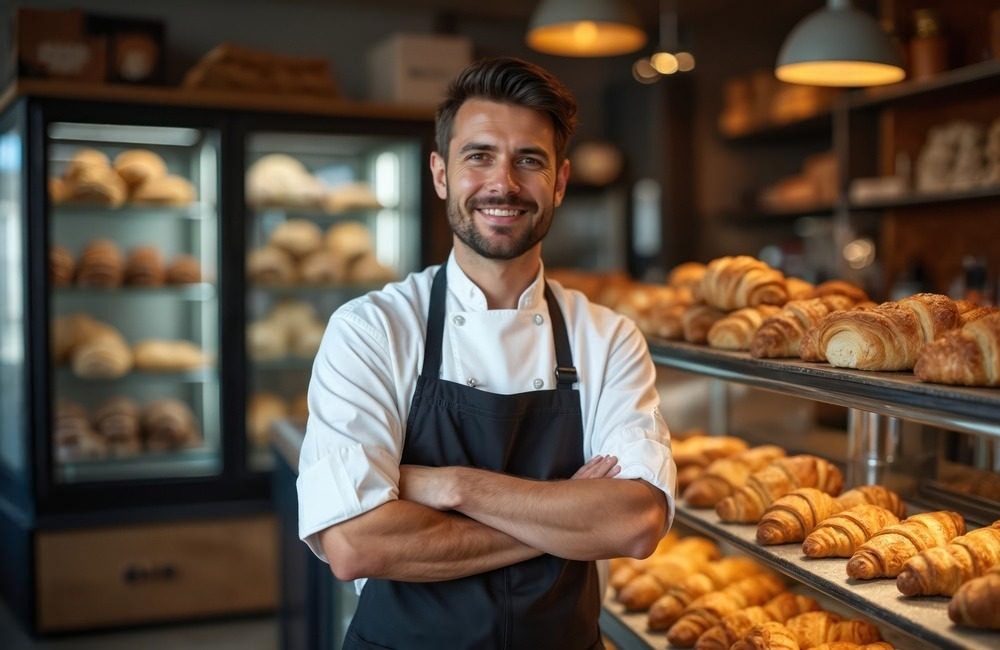 working in a restaurant